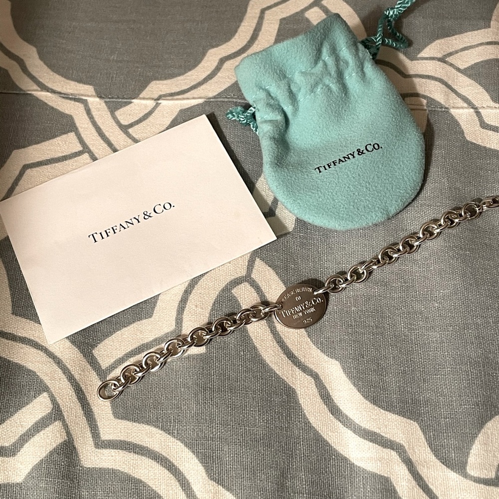 Tiffany & Co. oval tag bracelet